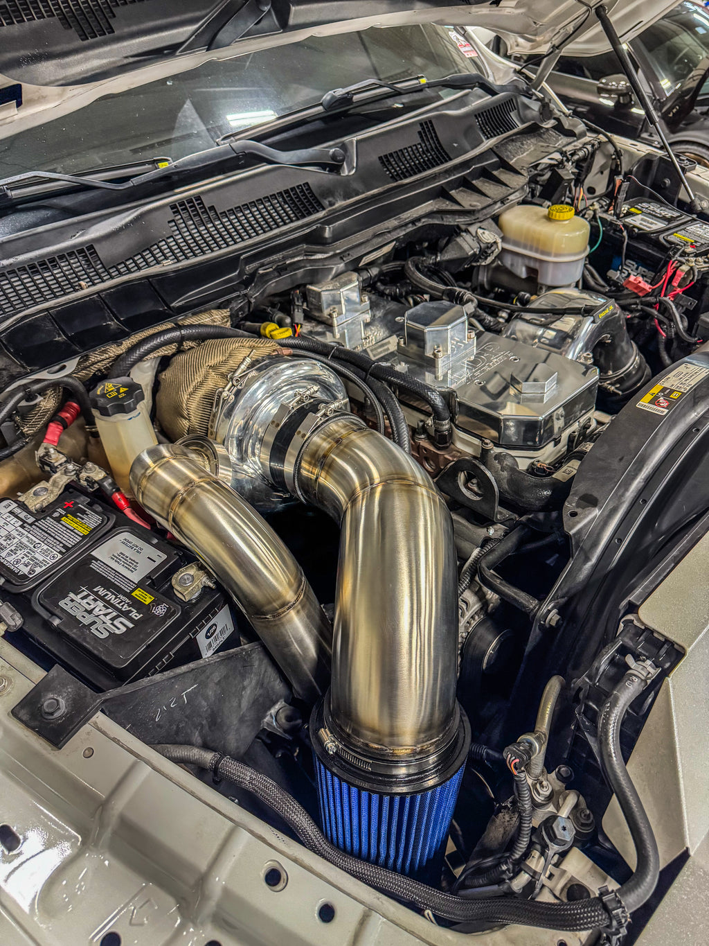 13-18 Ram 2500 High Mount 2nd Gen Swap Piping Kit - No Turbo or Manifold
