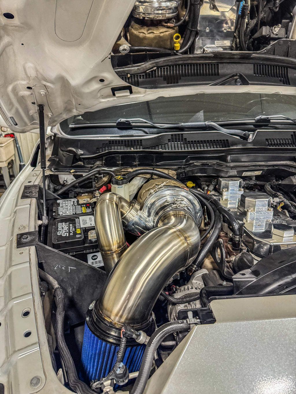 13-18 Ram 2500 High Mount 2nd Gen Swap Piping Kit - No Turbo or Manifold